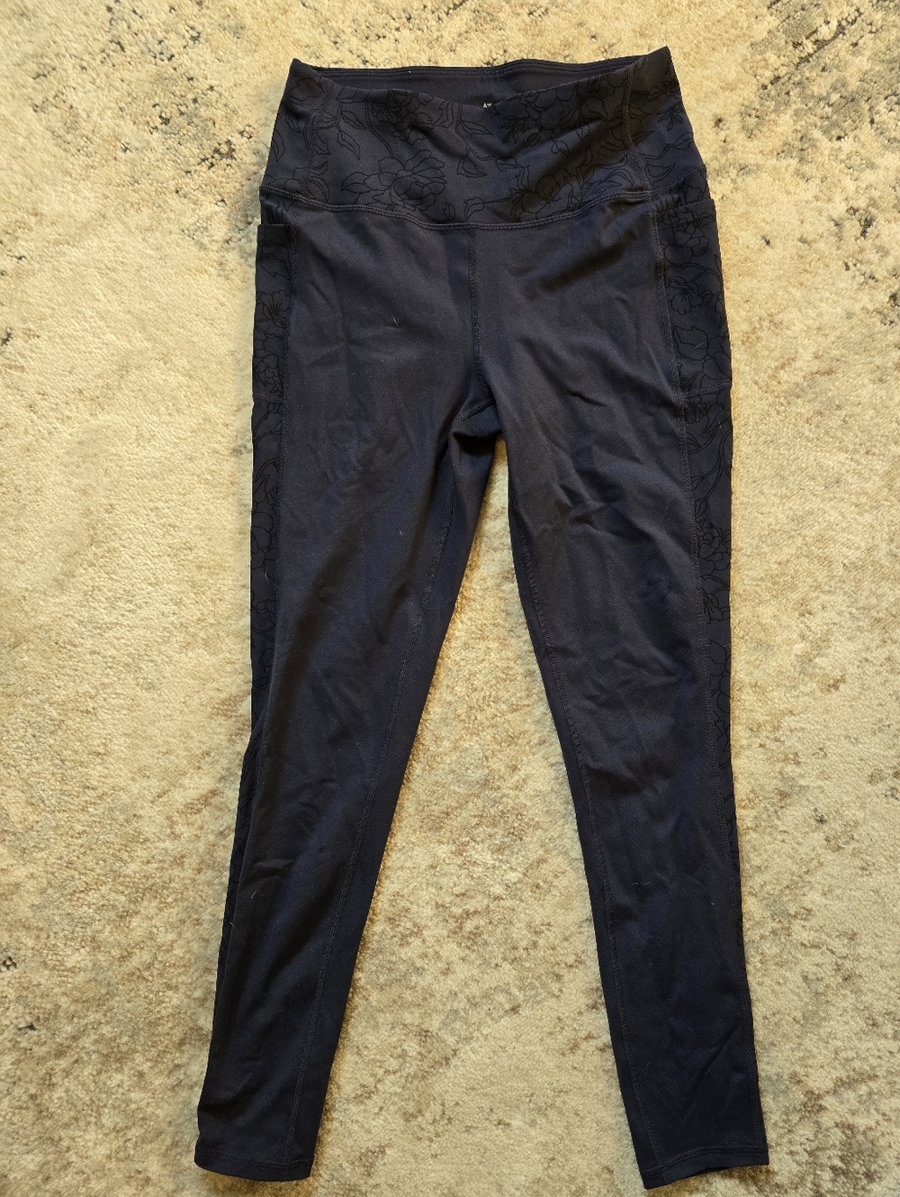 Skechers Black Athletic Logo Leggings